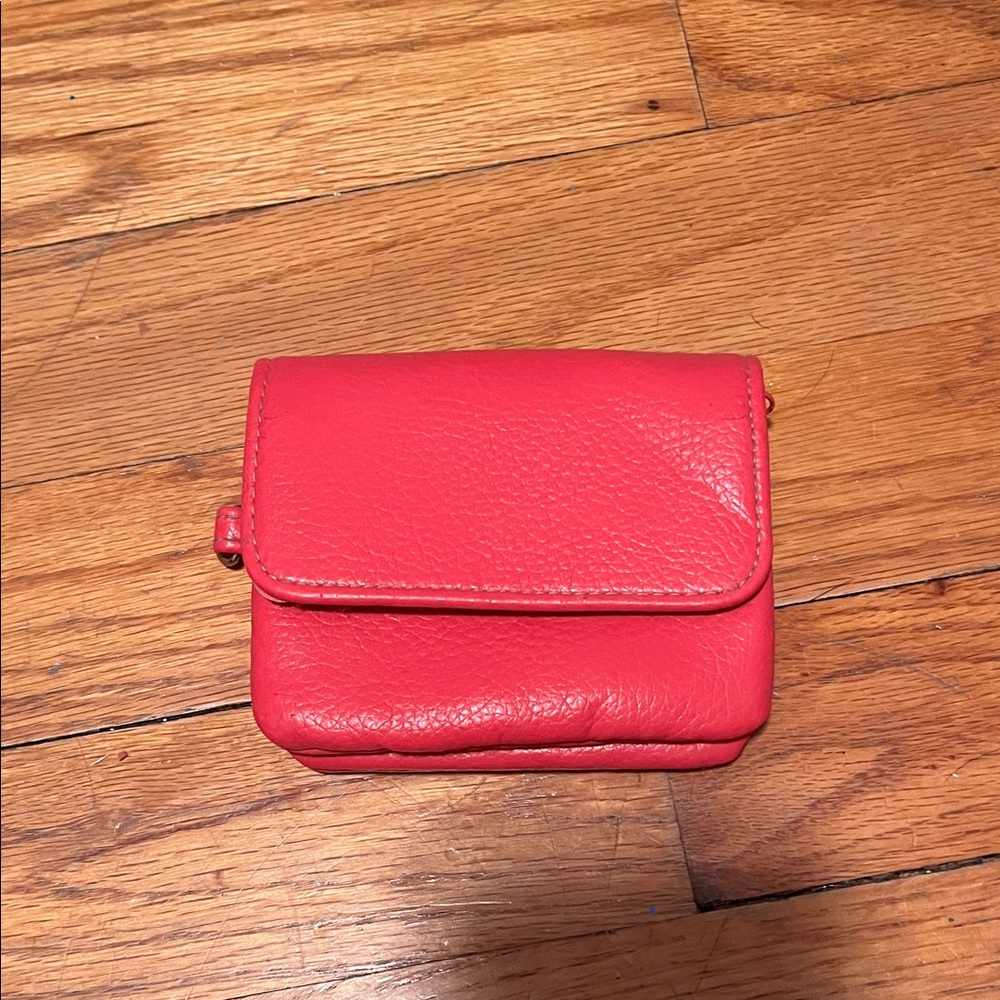 Red Leather Crossbody Bag